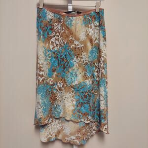 Vintage Tailor Midi Skirt Large USA Fairy Grunge Y2K 90s‎ High Low Hem